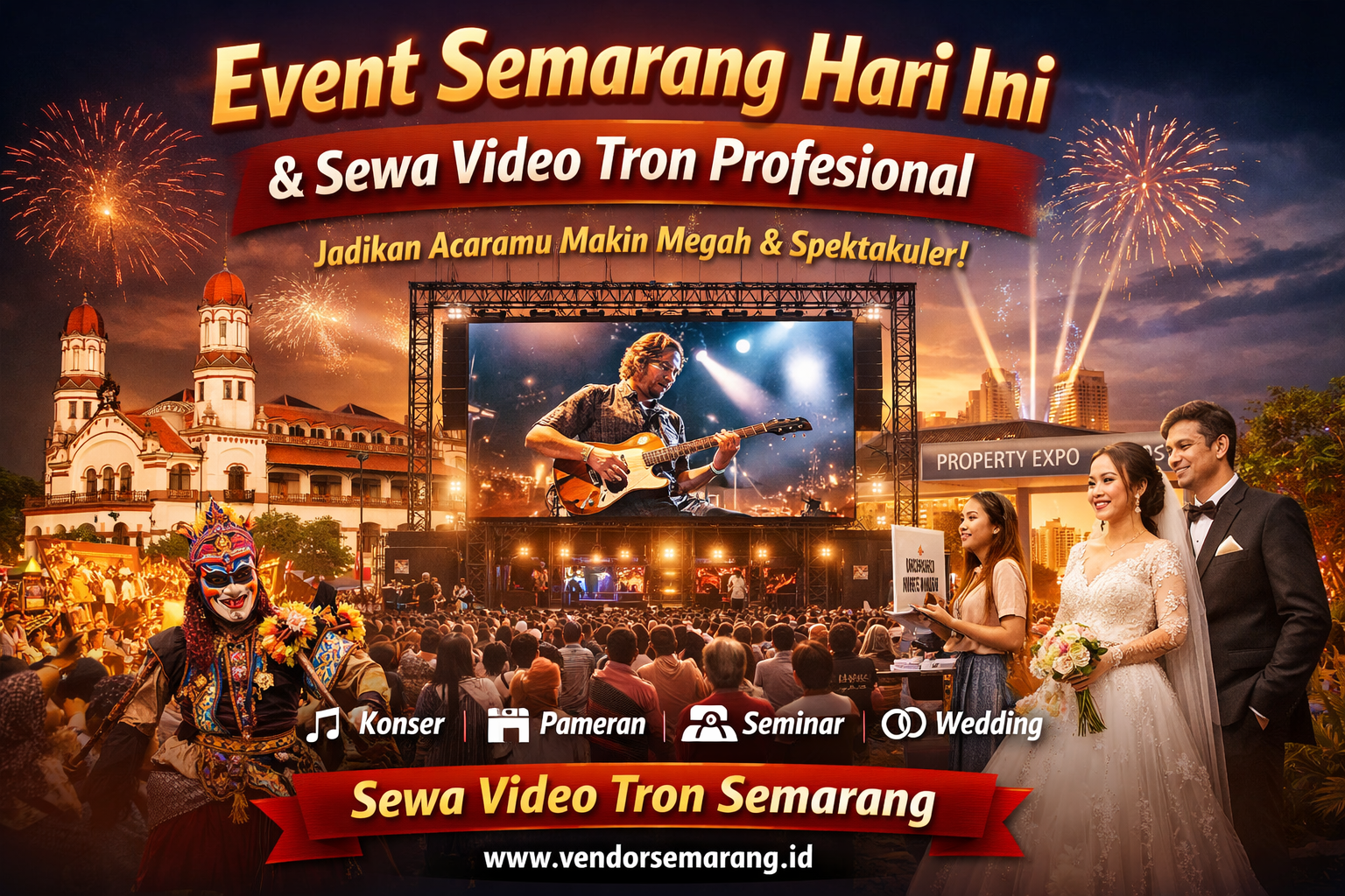 Event Semarang Hari Ini & Pentingnya Video Tron untuk Acara Profesional